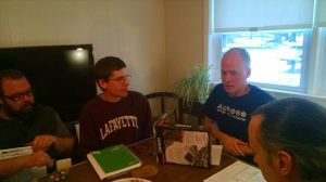 The great man at work.  Revenants?  Really?  Everyone else seems so calm...