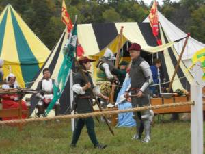 Aurora Simmons and Sean Hayes at Days of Knights